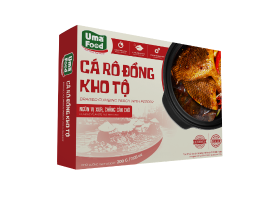 Picture of Braised Climbing Perch with Pepper 200g (CÁ RÔ ĐỒNG KHO TỘ)